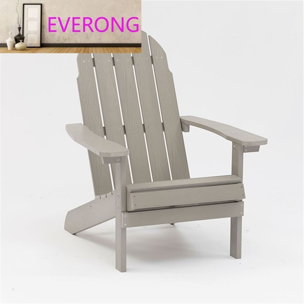 EV 2021 New model hot selling cheap PS garden plastic wood adirondack chair hotel resort outdoor chair