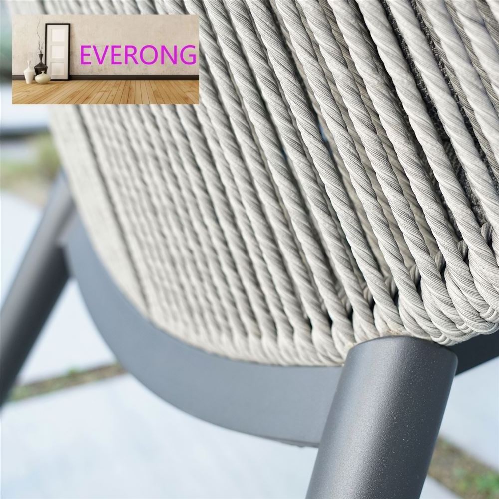 everong Garden Sets Outdoor Patio Sofa Aluminum Hotel Outdoor Furniture Luxury Rattan Garden Sofa Set Furniture