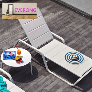 everong High Quality Adjustable Pool Furniture Aluminum Lounge Chair Quick Dry  Swimming Pool Outdoor Chaise Lounge