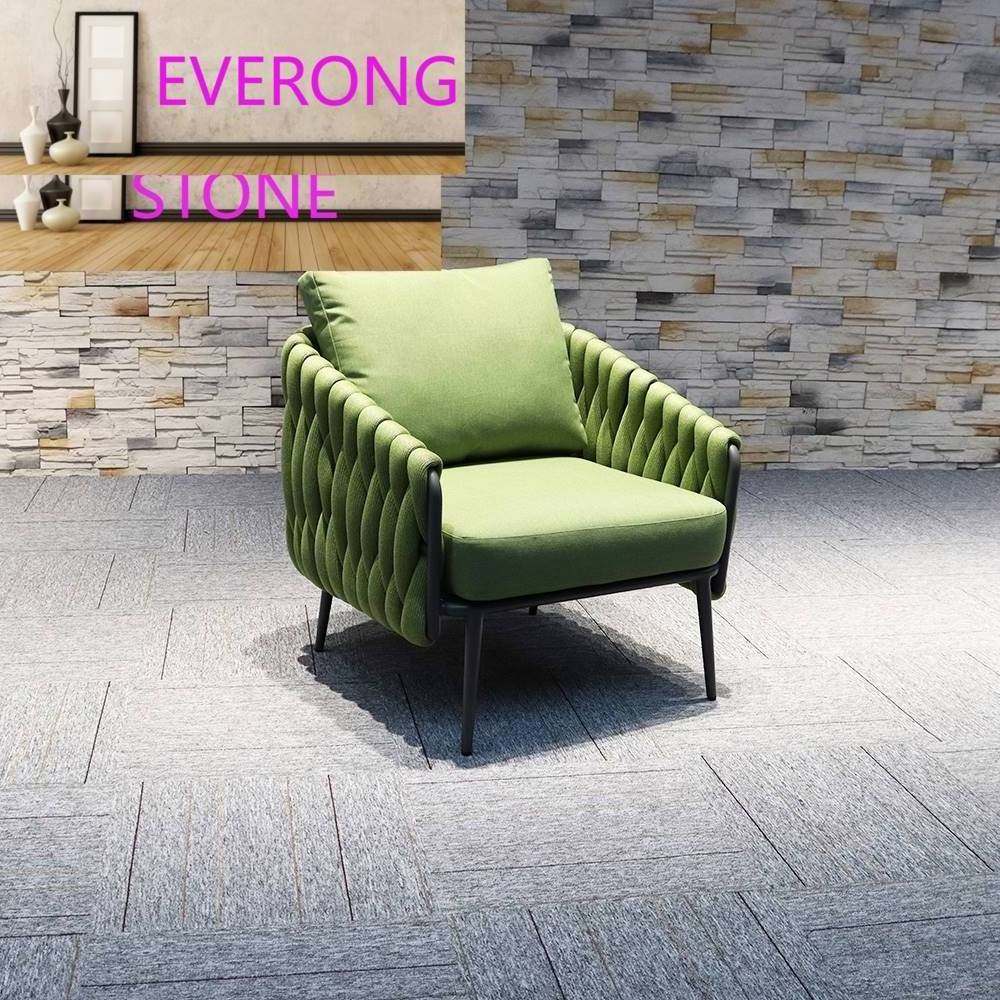 Luxury curved rounded outdoor rope furniture aluminum patio cushion garden lounge sofas for balcony