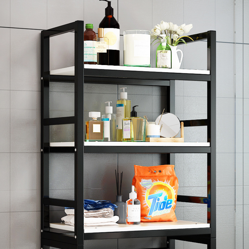 1 2 3-Tier Eco-Friendly Storage Organizer Over Toilet Detached Modern Bamboo Bathroom 3 Tier Toilet Rack Shelf Storage Holder