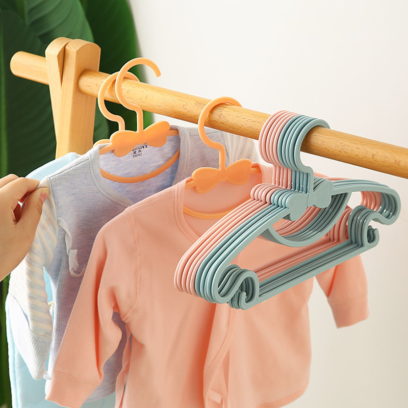 Baby Hanger Drying Racks 20Pcs/Lot Portable Plastic Display Kids Clothes Hangers Clothing Organizer for Child