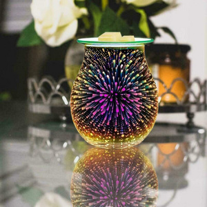 Newest Arrival Aroma Electric Melt Burner 3D Firework Lamp Night Light Wax Warmer UK US AU EU Plug