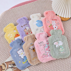 Hot Thickened Explosion-Proof Plush Cartoon Large-Sized Bag Kawaii Water Bottle For Kids Warm Heating Pad