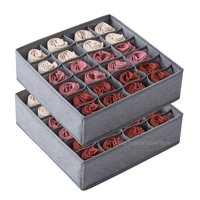 Box Cabinet Drawer Socks Bra Underwear Wardrobe Clothes Storage Organizer