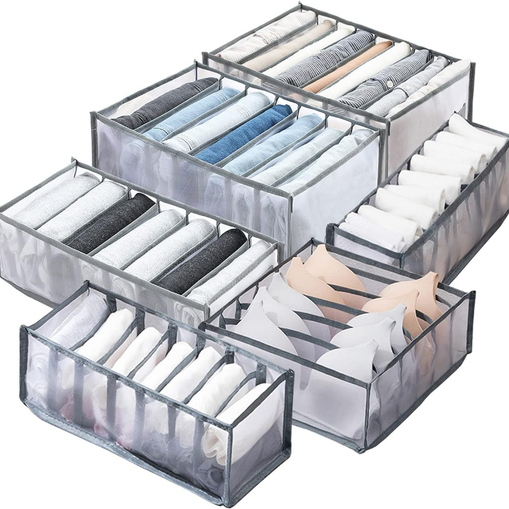 Jeans Storage Box Closet Organizer Clothing Organization System Drawer Organizers Cabinet Pants