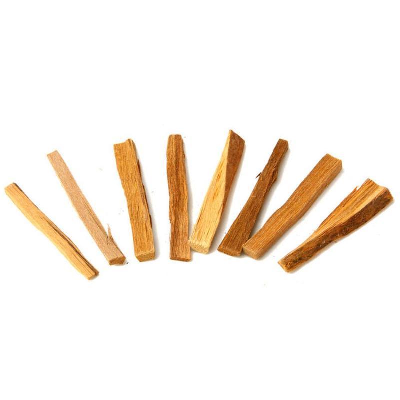 50g/bag 7.5cm Natural Sandalwood Chips Small Logs of Irregular Decor Resin For Home Wood Sticks Incense W0K9