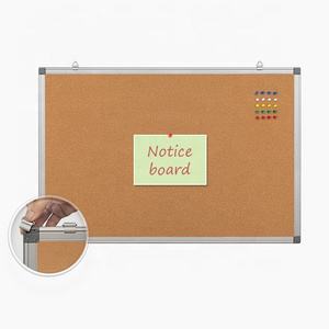 Wall Mounted Birthday 24" x 18" Cork Bulletin Board Leave Message Push Pin Board Decorative