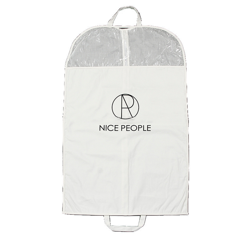 Personalized Fashion Travel Dust Suit Cover Foldable Dress cover Clothes Suit Non Woven Garment Bag OEM Customized Storage Color