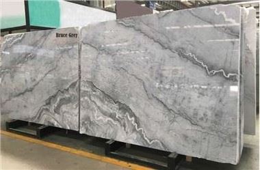 Natural Grey Marble bookmathed marble slab big slab polished