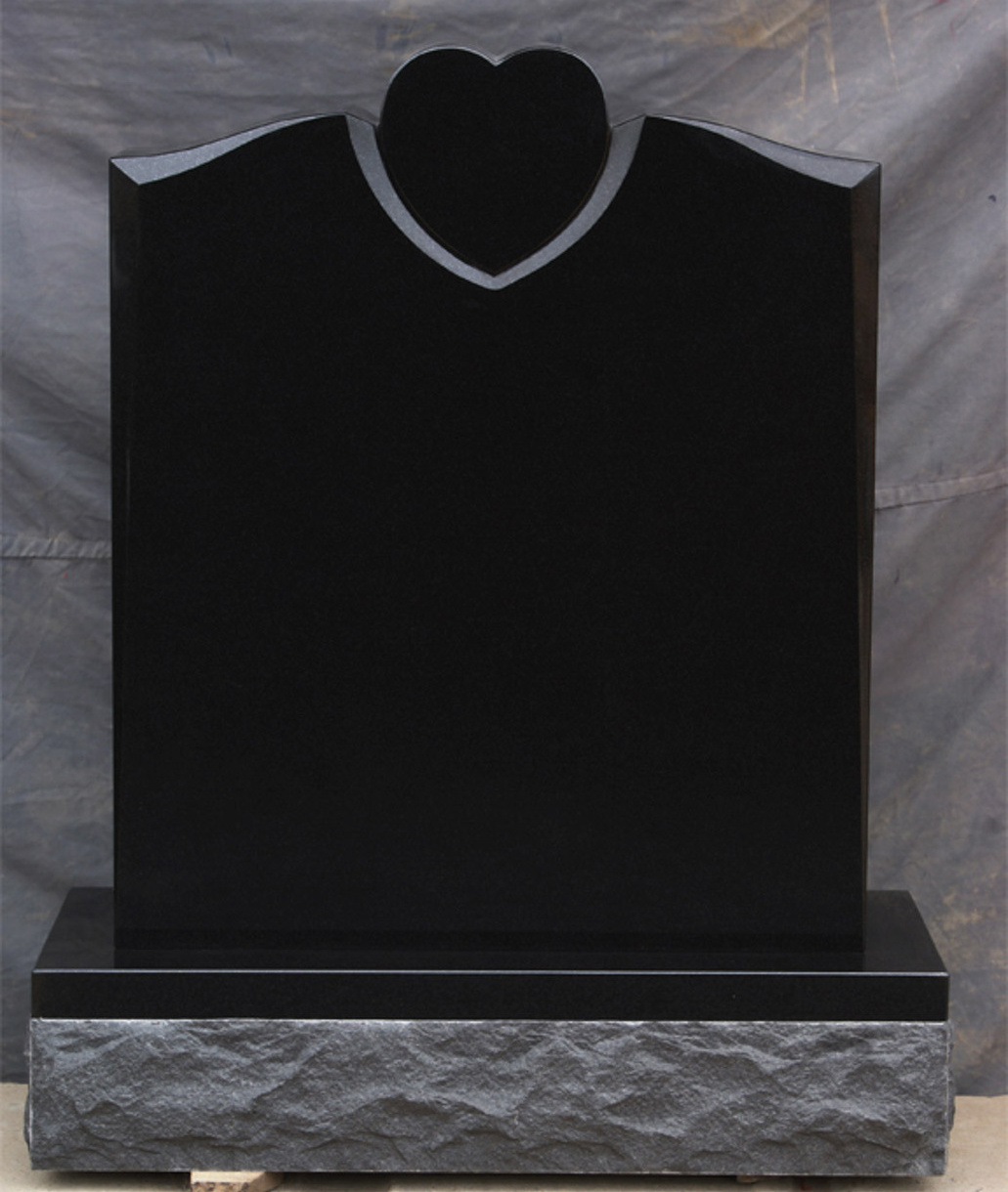 Custom Traditional Styles Black Granite Marble Angle Gravestone Headstone Tombstone And Monuments