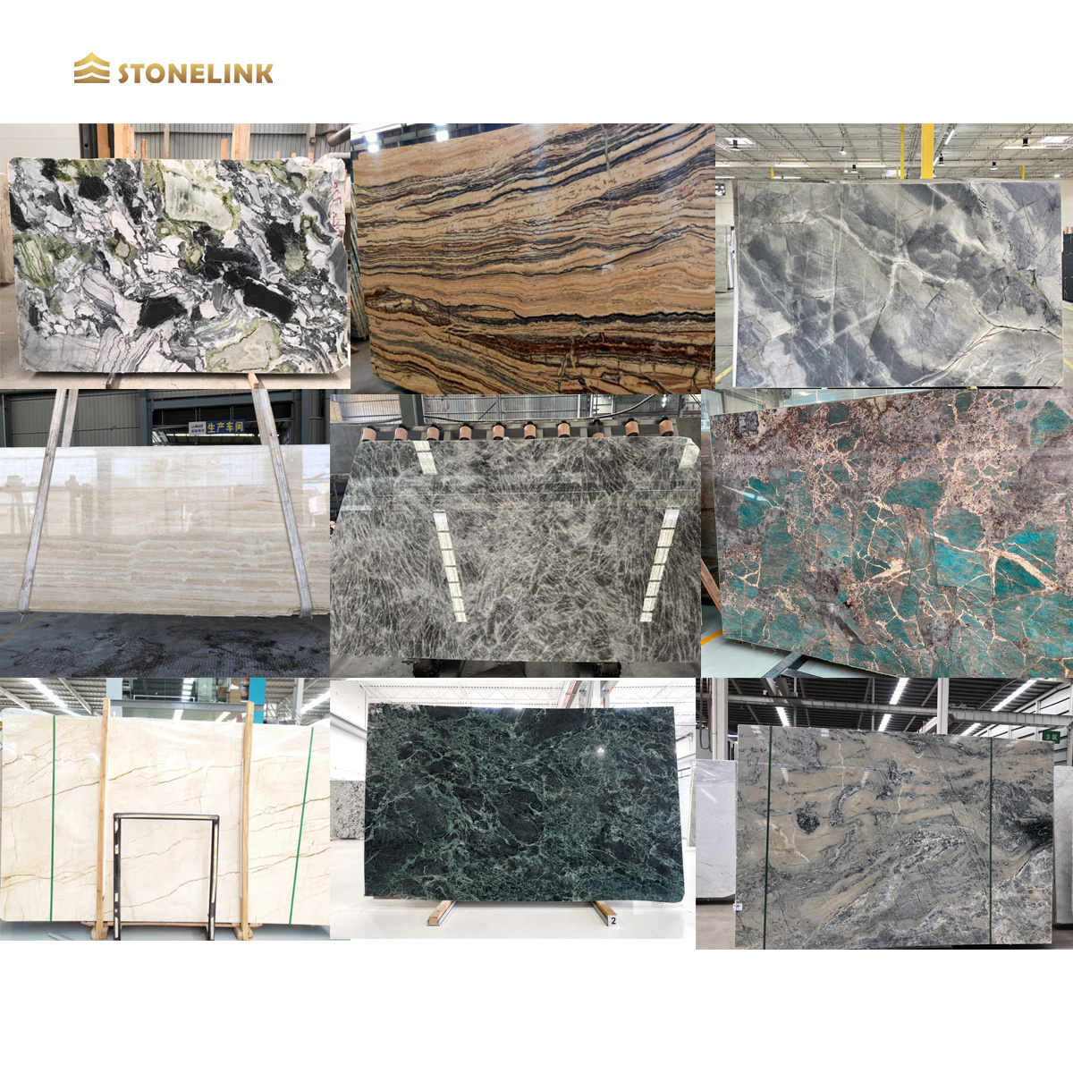 Stonelink Factory Wholesale Price Cut To Size Marble Stone Natural Marble Slabs For Wall Panel Floor Tiles