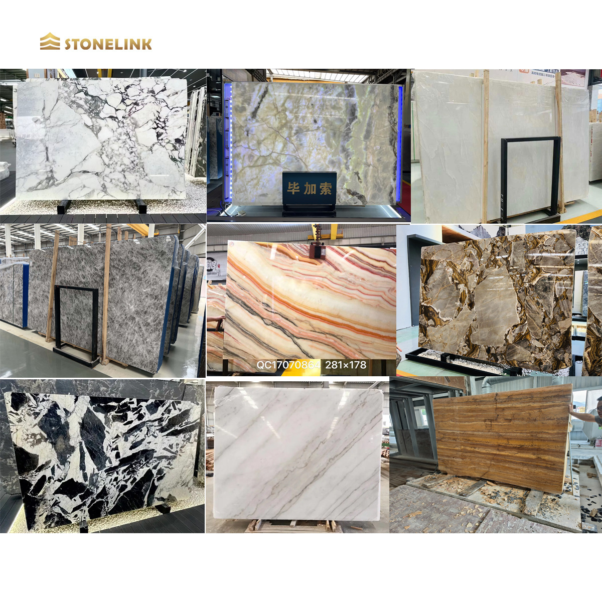 Stonelink Factory Wholesale Price Cut To Size Marble Stone Natural Marble Slabs For Wall Panel Floor Tiles