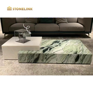 Stonelink Custom Design High End Natural Marble Plinth Table Top Home Hotel Furniture Marble Coffee Table