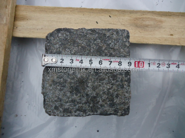 Factory Direct Price Solid G684 Black Basalt Cube Stone Cobblestone for Roads Paving