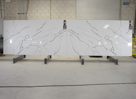 Super White Quartz Stone/Quartz Slab Engineered for Kitchen Countertop Pure White Quartz