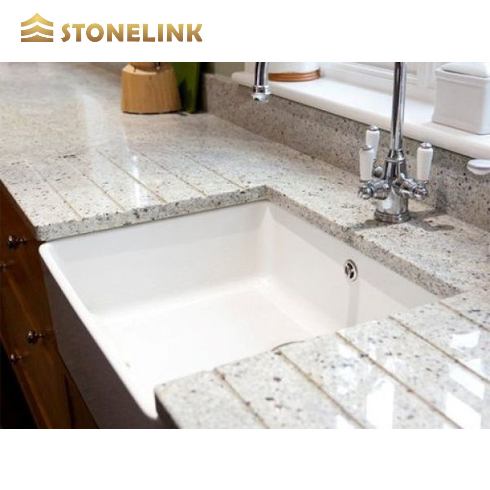 Santa Cecilia classic Light Cream Colored  Brazil Granite white Granite For Countertops