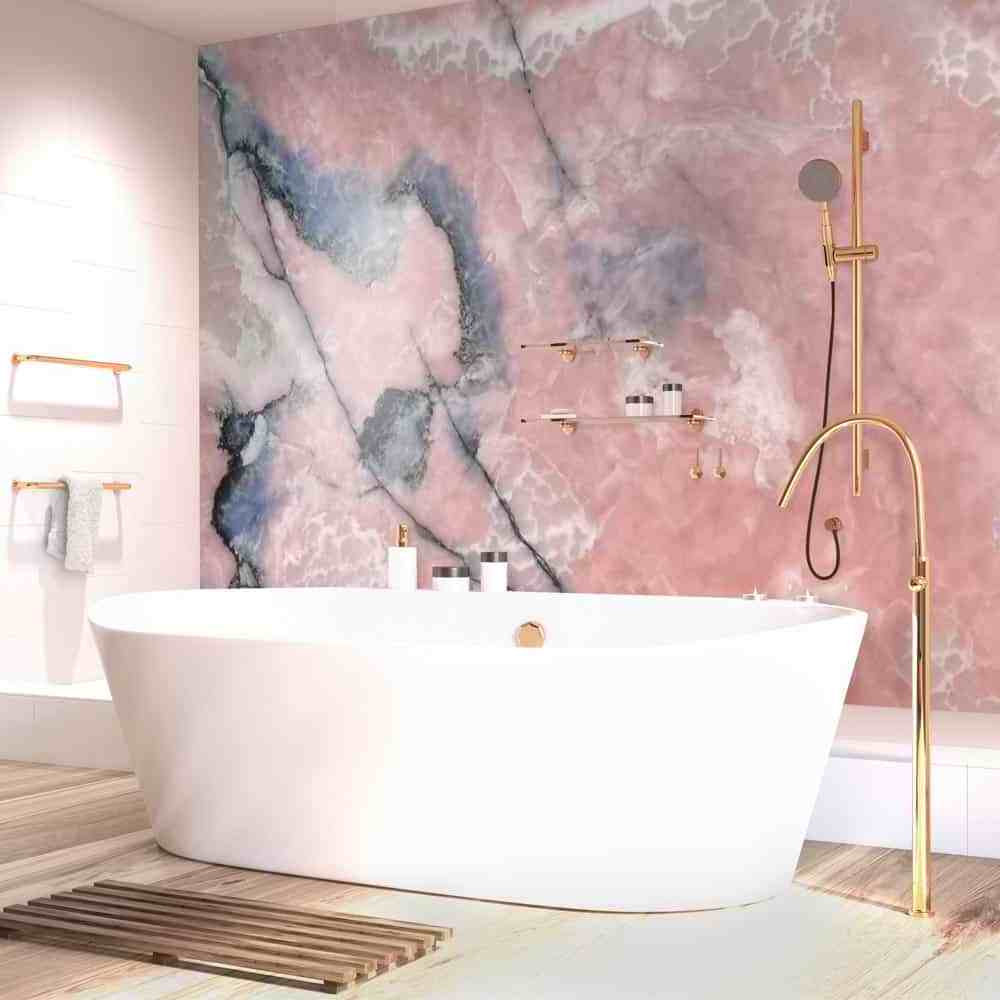 Natural Stone Factory Price Pink Onyx Marble  Polished  Counter top Floor Tile