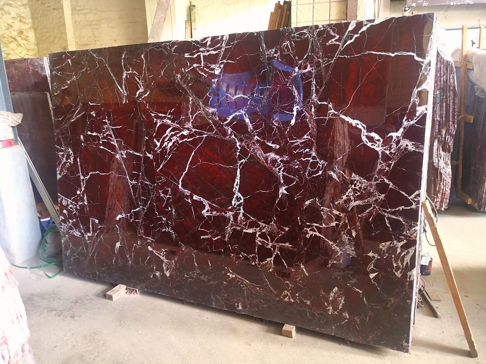 Slabs and Tiles Rosso Levanto Marble/surface Polished Rsso Levanto Marble Big Slab Calcite Modern Hotel N/A Turkey Red 2.83kg/m3