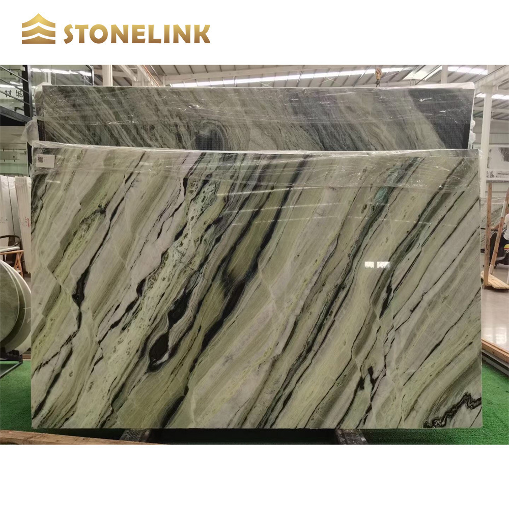 STONELINK Marmol Marmar Cold Emerald Jade Ice Green Marble slab Green Cold Ice Jade Marble