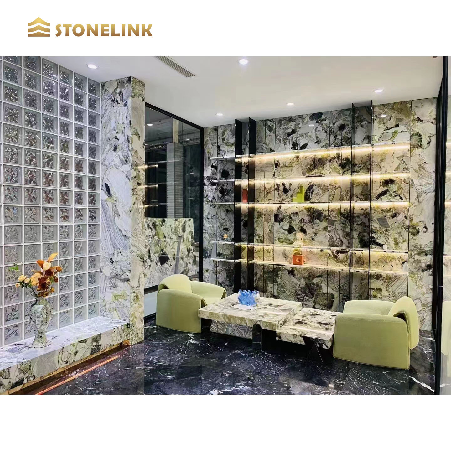 Stonelink Nature Green Marble Ice Green Marble For Kitchen And Bathroom Countertops Wall Ice Green Marble