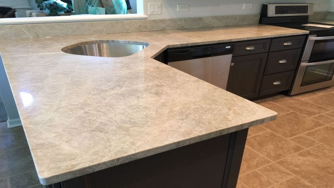 Luxury Natural Stone Quartzite Countertops Taj Mahal Quartzite Big Slabs Brazil Granite