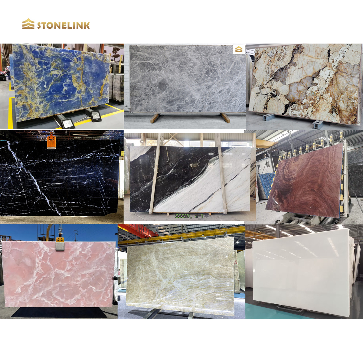 Stonelink Factory Wholesale Price Cut To Size Marble Stone Natural Marble Slabs For Wall Panel Floor Tiles