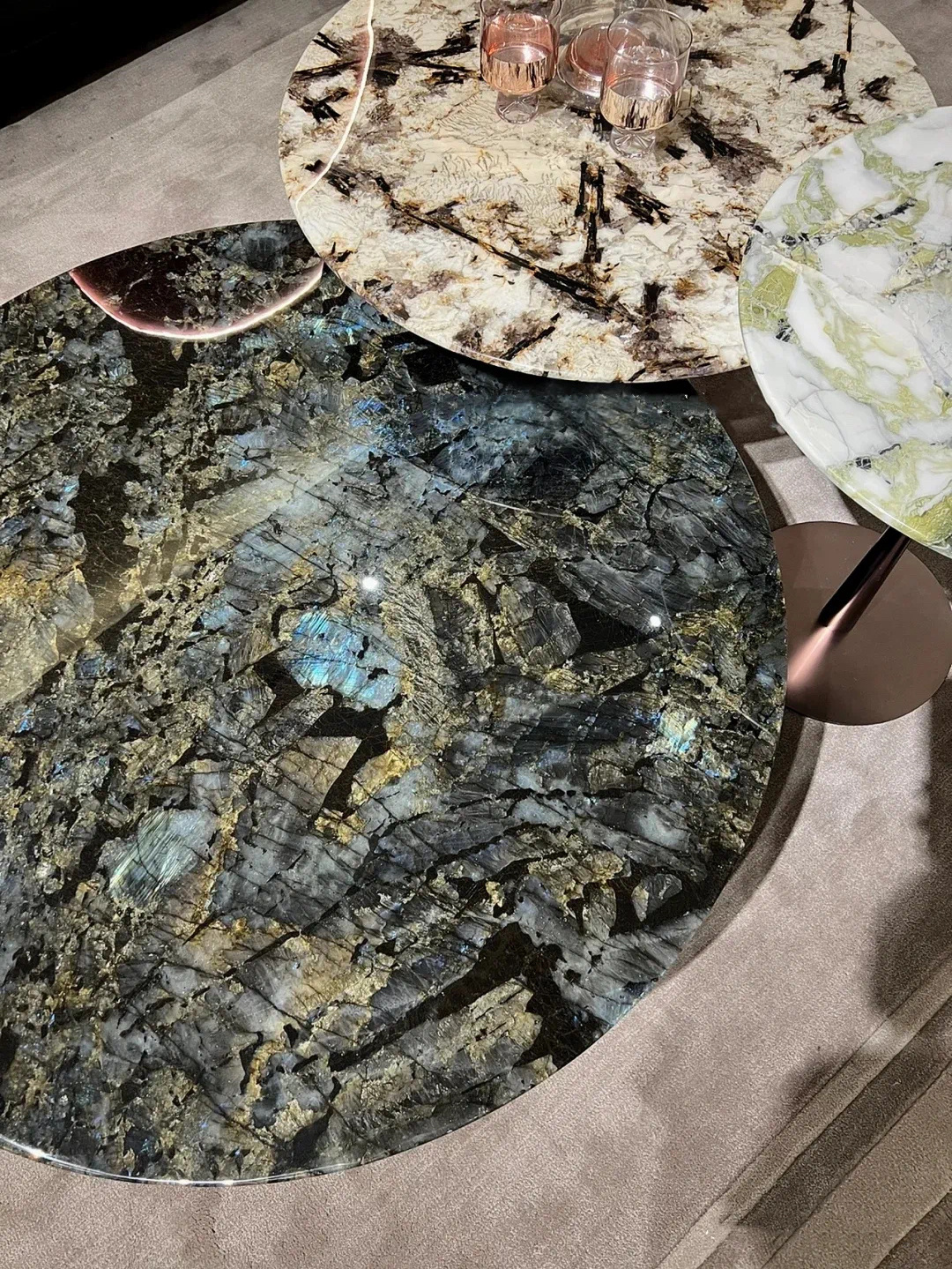 StoneLink Luxury Stone Blue Labradorite Granite Slabs Table Tops Countertops Home And Villa Design Decoration