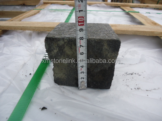 Factory Direct Price Solid G684 Black Basalt Cube Stone Cobblestone for Roads Paving