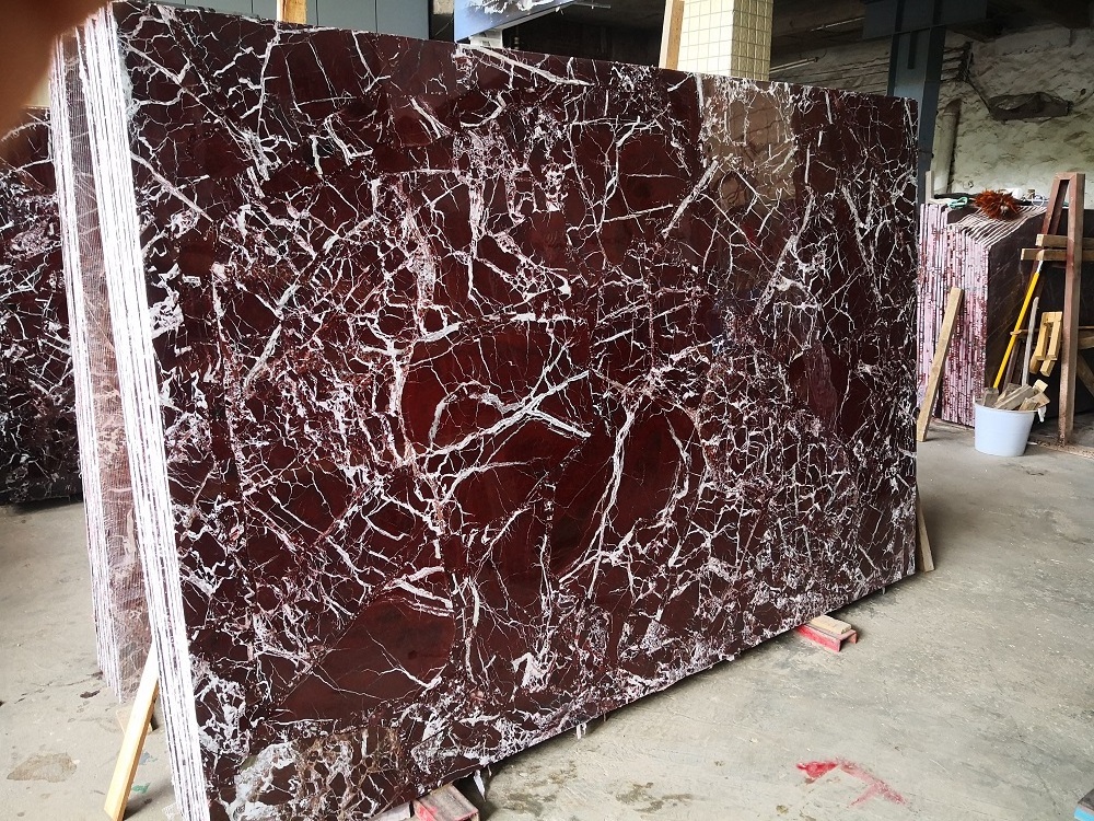 Slabs and Tiles Rosso Levanto Marble/surface Polished Rsso Levanto Marble Big Slab Calcite Modern Hotel N/A Turkey Red 2.83kg/m3