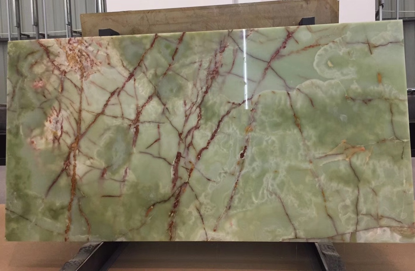 Onice Verde Persiano Green Onyx Slabs White Onyx Slabs Translucent Wall Design