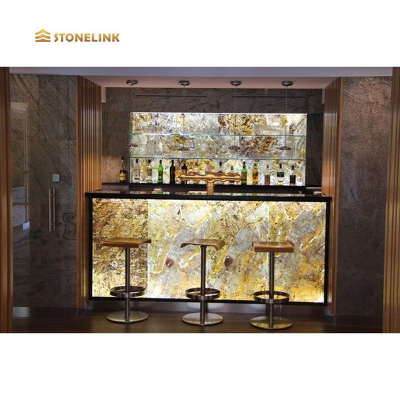 Stonelink Natural Stone Interior Home Decor 1-2mm Wall Translucent Slate Flexible Ultra Thin Marble Veneer Sheets