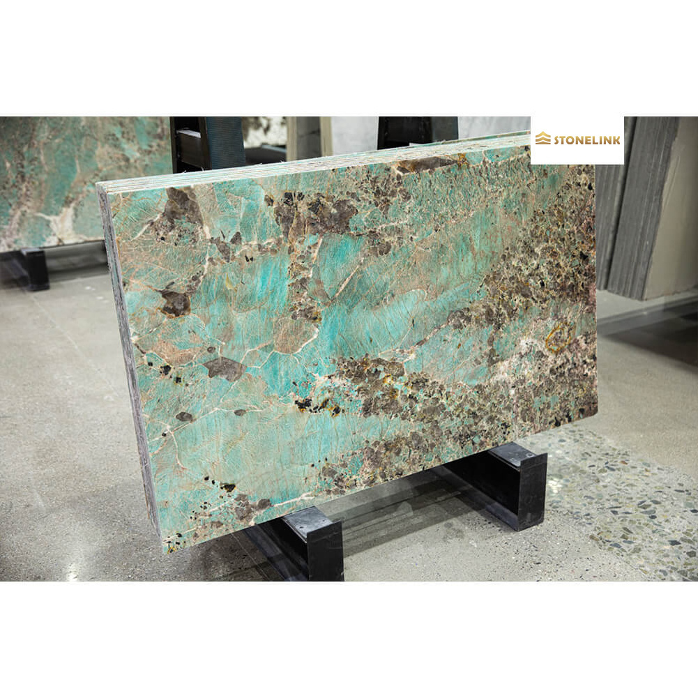 Luxury Brazilian Natural Sky Forest Green Granite Slab