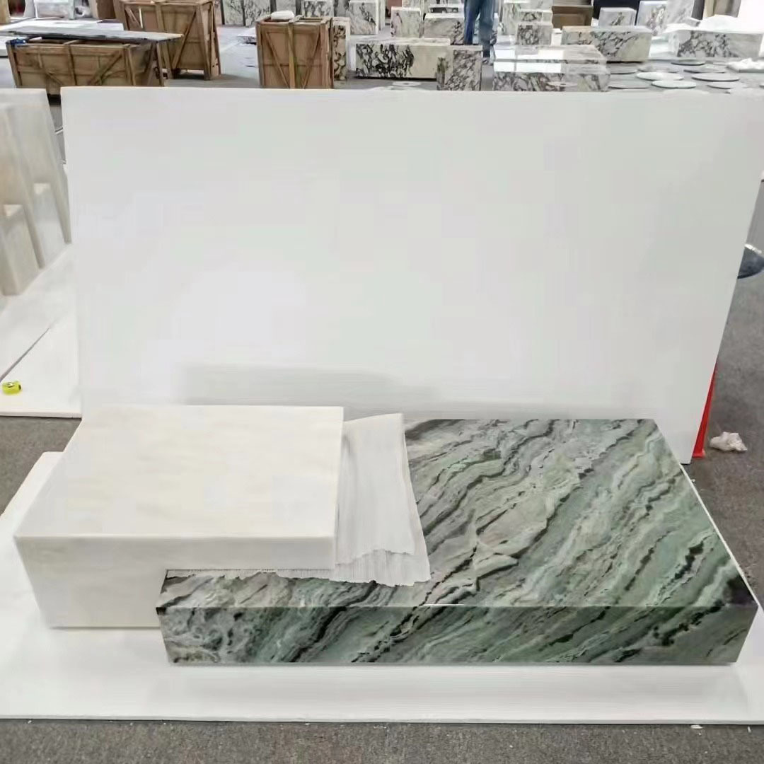 Stonelink Custom Design High End Natural Marble Plinth Table Top Home Hotel Furniture Marble Coffee Table