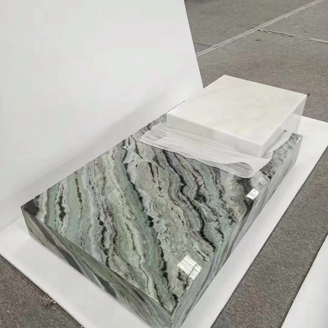 Stonelink Custom Design High End Natural Marble Plinth Table Top Home Hotel Furniture Marble Coffee Table