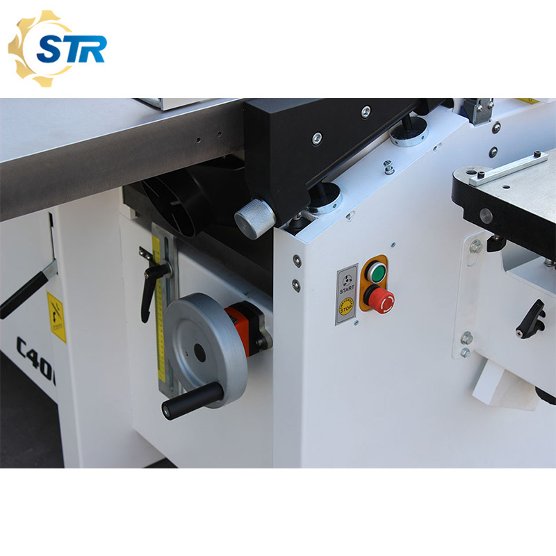 STR C400 Industrial Standard Panel Saw Sliding Machine with 5 Functions: Spindle Moulder, Table Planer, and More for Woodworking