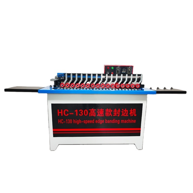 STR Banding Edge Trimmer Automatic Feeding Hc-130 Through Feed Edge Banding Trimming Machine With Roller For Furniture