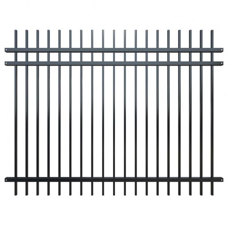 fencing modern galvanized and powder coated tubular steel picket fence design philippines