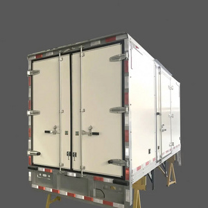 Latest Refrigerator Box Van Truck Body with Tail Lift Nude Package in Wooden Box 1-2.5 Ton 1900*1700 QWB Tail Lifts For Trucks