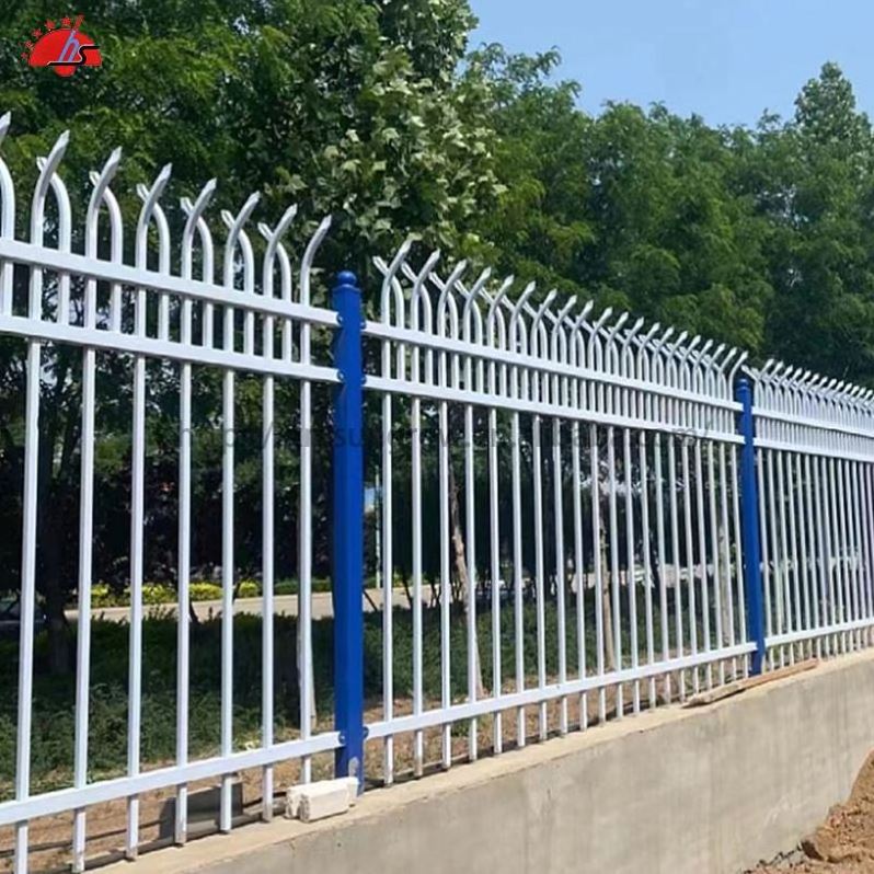 fencing modern galvanized and powder coated tubular steel picket fence design philippines