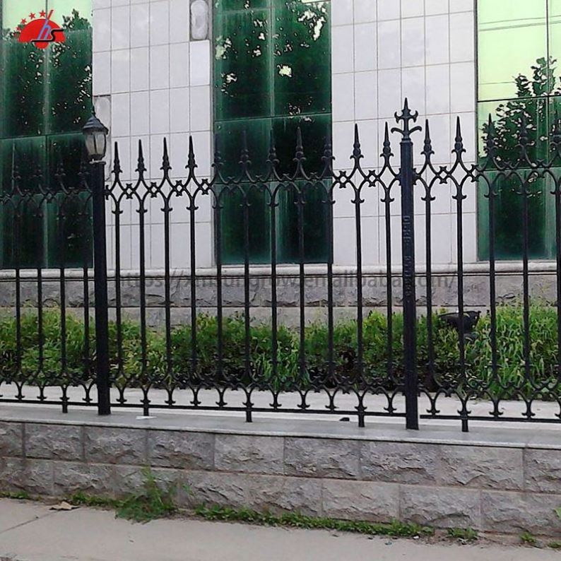 fencing modern galvanized and powder coated tubular steel picket fence design philippines