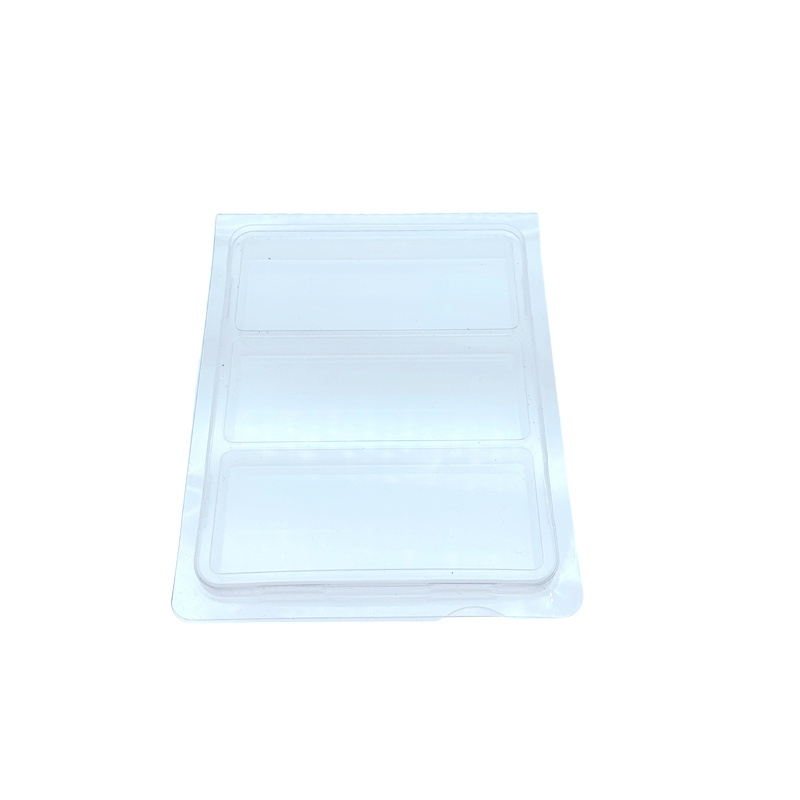 Customize clear PET plastic blister clamshell packaging box for capsules troches tablets