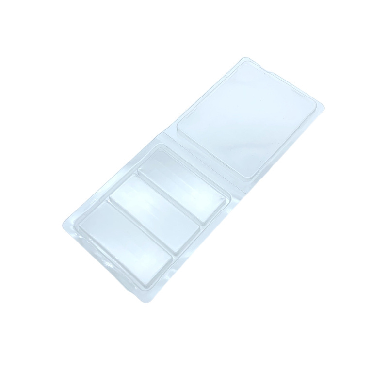 Customize clear PET plastic blister clamshell packaging box for capsules troches tablets