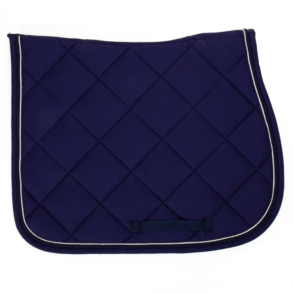 Factory equestrian riding equipment custom quilted cotton fabric lining classic horse saddle cover western blankets and pads