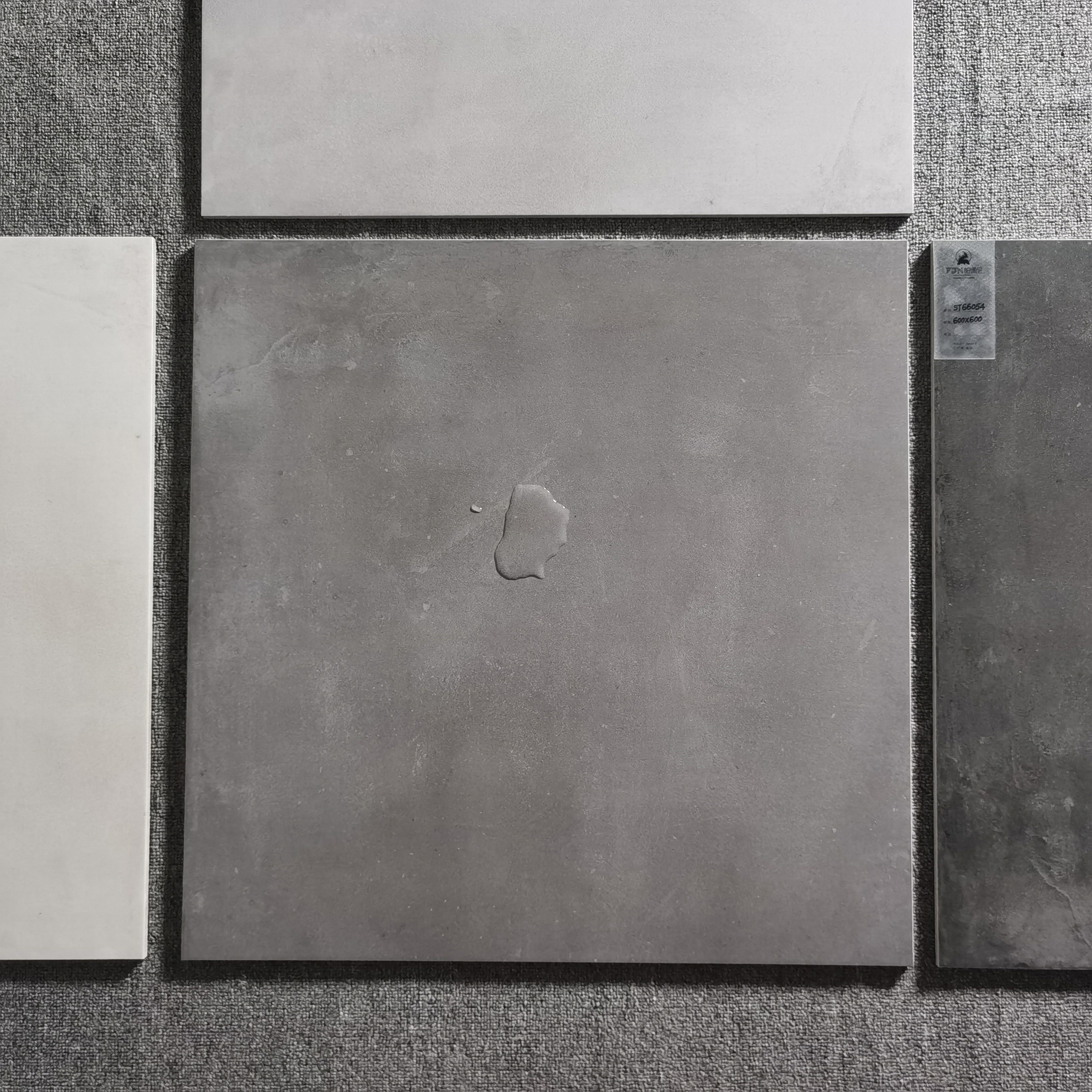 China factory cement grey matte glazed pisos porcelanato 60x60 ceramic tiles for floor porcelain floor tiles 600x600