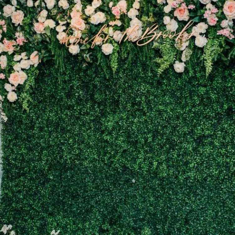 Party Grass Backdrop Artificial Wall Panel Wedding Decoration