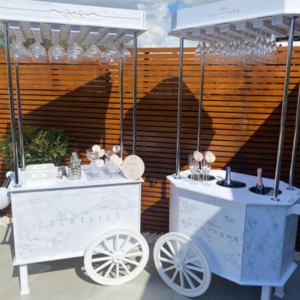 New Arrival Modern Style Desert Candy Champagne Cart Wedding Decoration Champagne Cart for Event Wheels