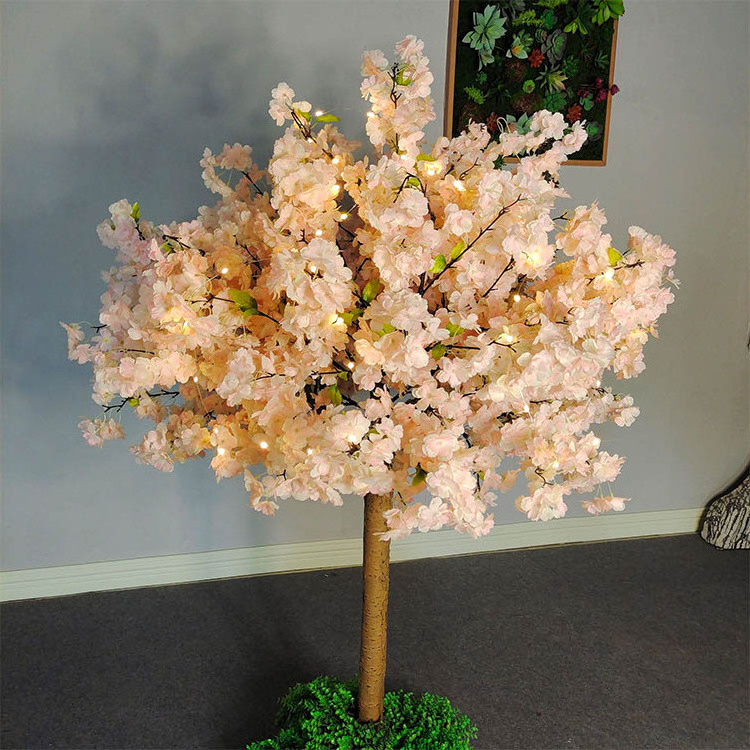 Artificial silk cherry blossom tree cherry blossom wedding centerpiece Indoor Wedding Decoration Table Centerpiece for sale