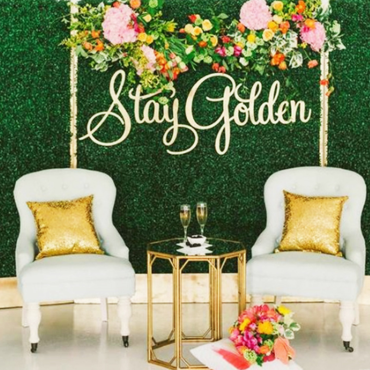 Party Grass Backdrop Artificial Wall Panel Wedding Decoration