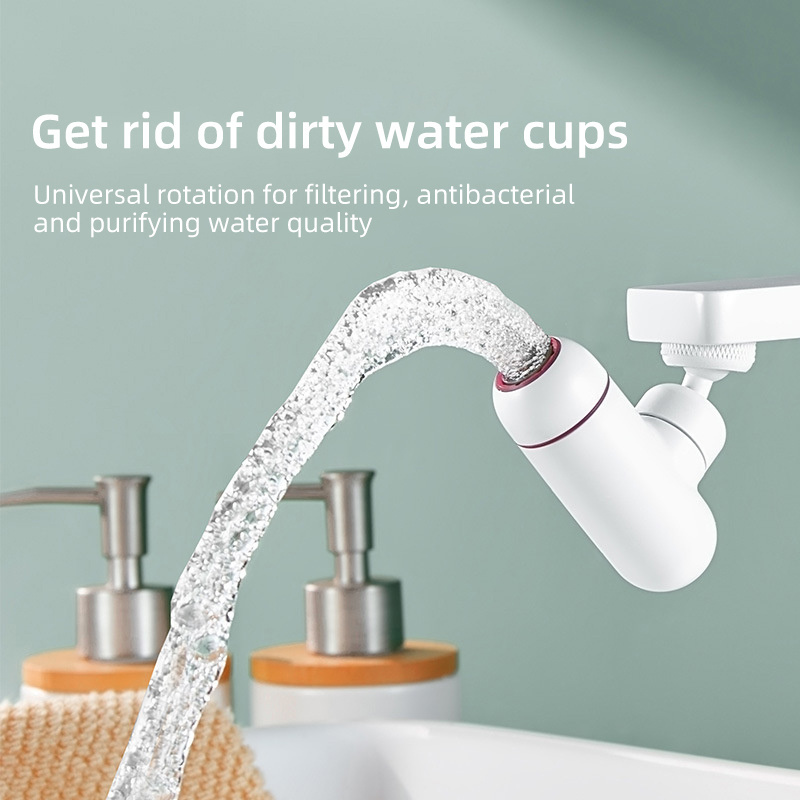 Universal 360 Degree Rotating 4 Mode Tap Extension Aerator Flying Rain Waterfall Kitchen Sink Filter Faucet Extender